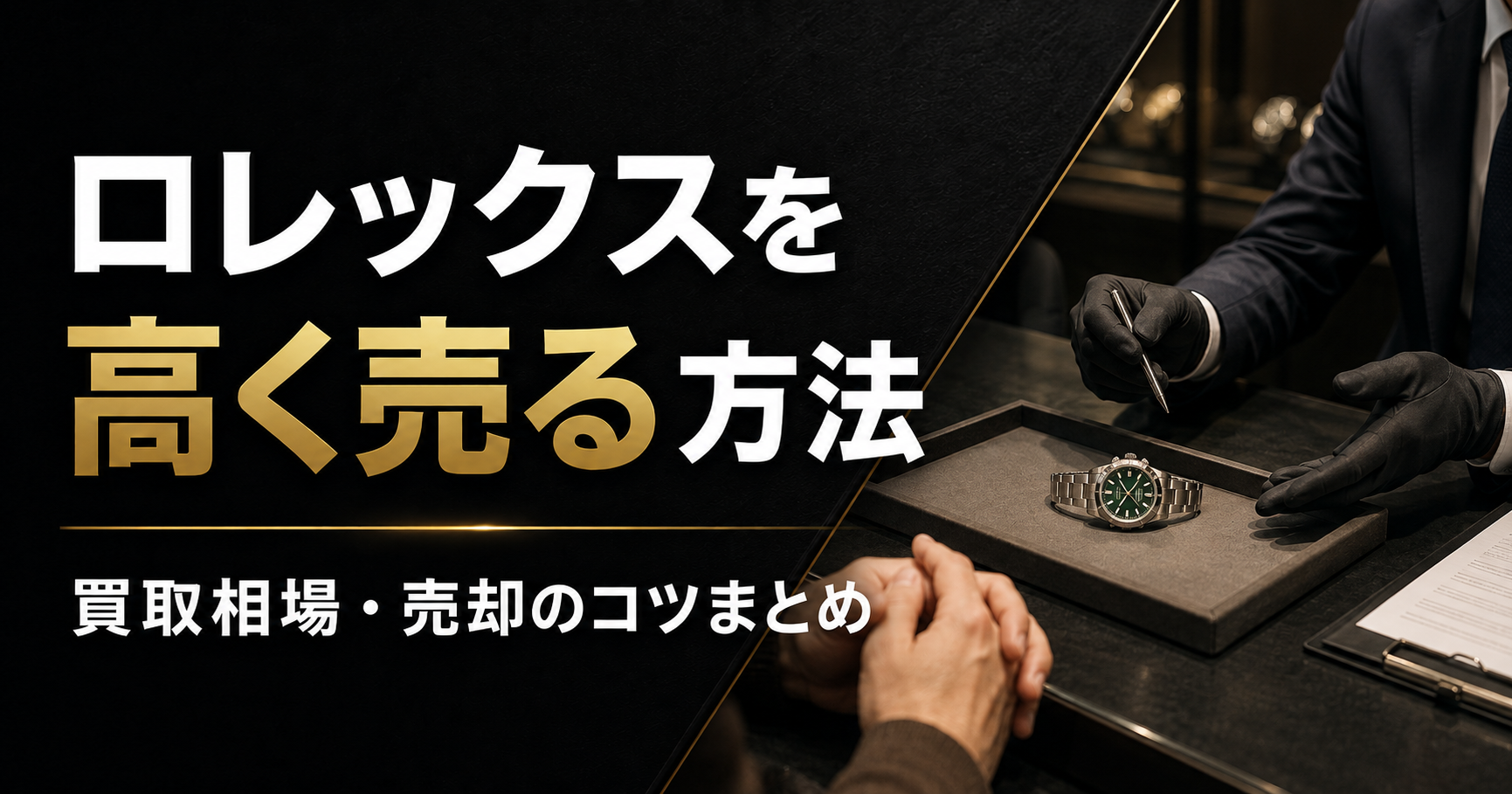 ロレックスを高く売る方法｜買取相場・売却のコツまとめ